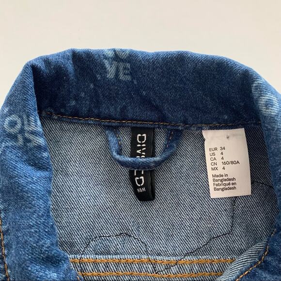 Via Penny Lane Reworked Apparel | Woodstock Music Festival Graphic Denim Jacket - Picture 6 of 9